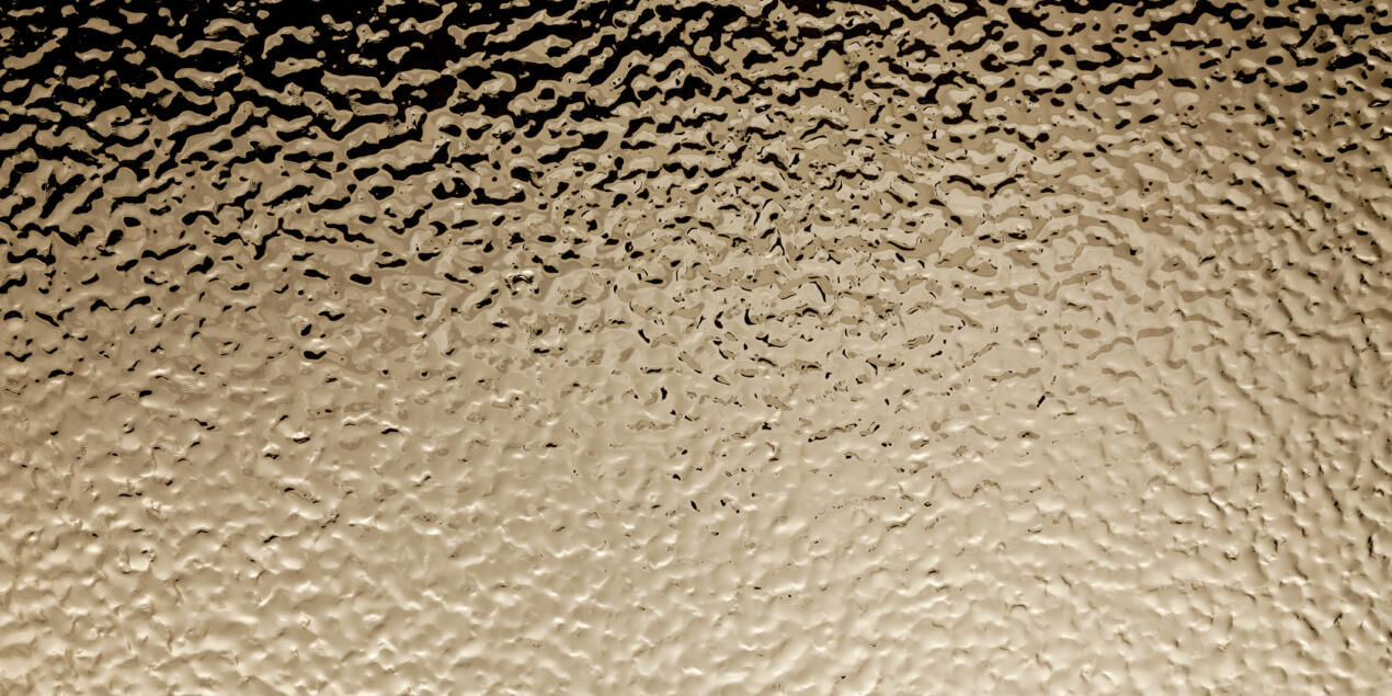 Polished Aluminium LAVA Goldtone